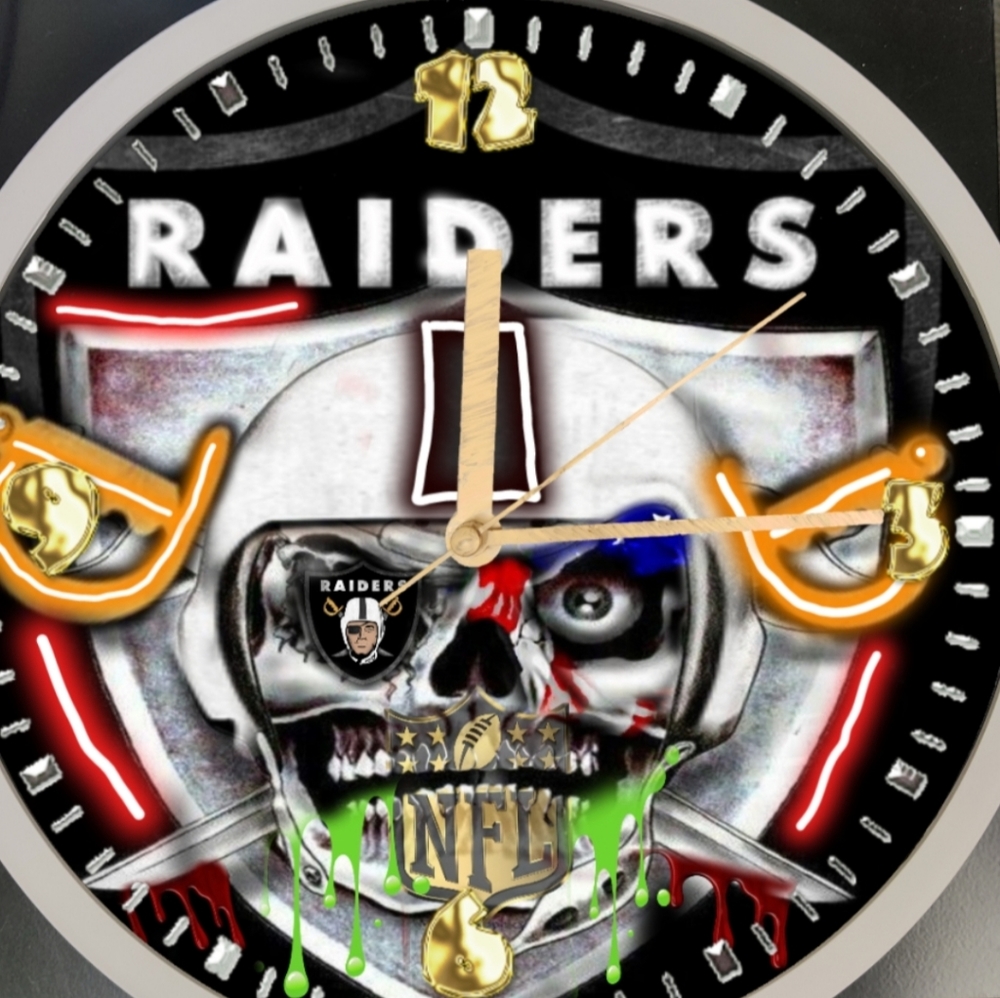 Raiders clock